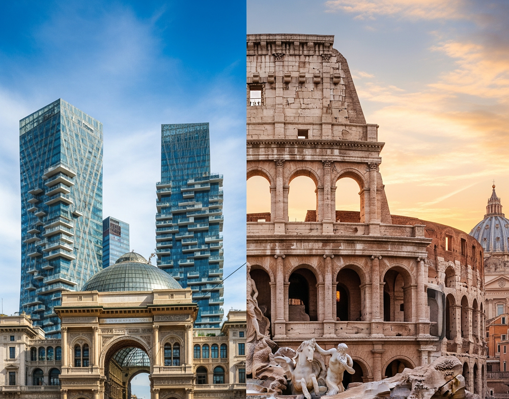 vivere a Milano o Vivere a Roma: costo della vita a confronto